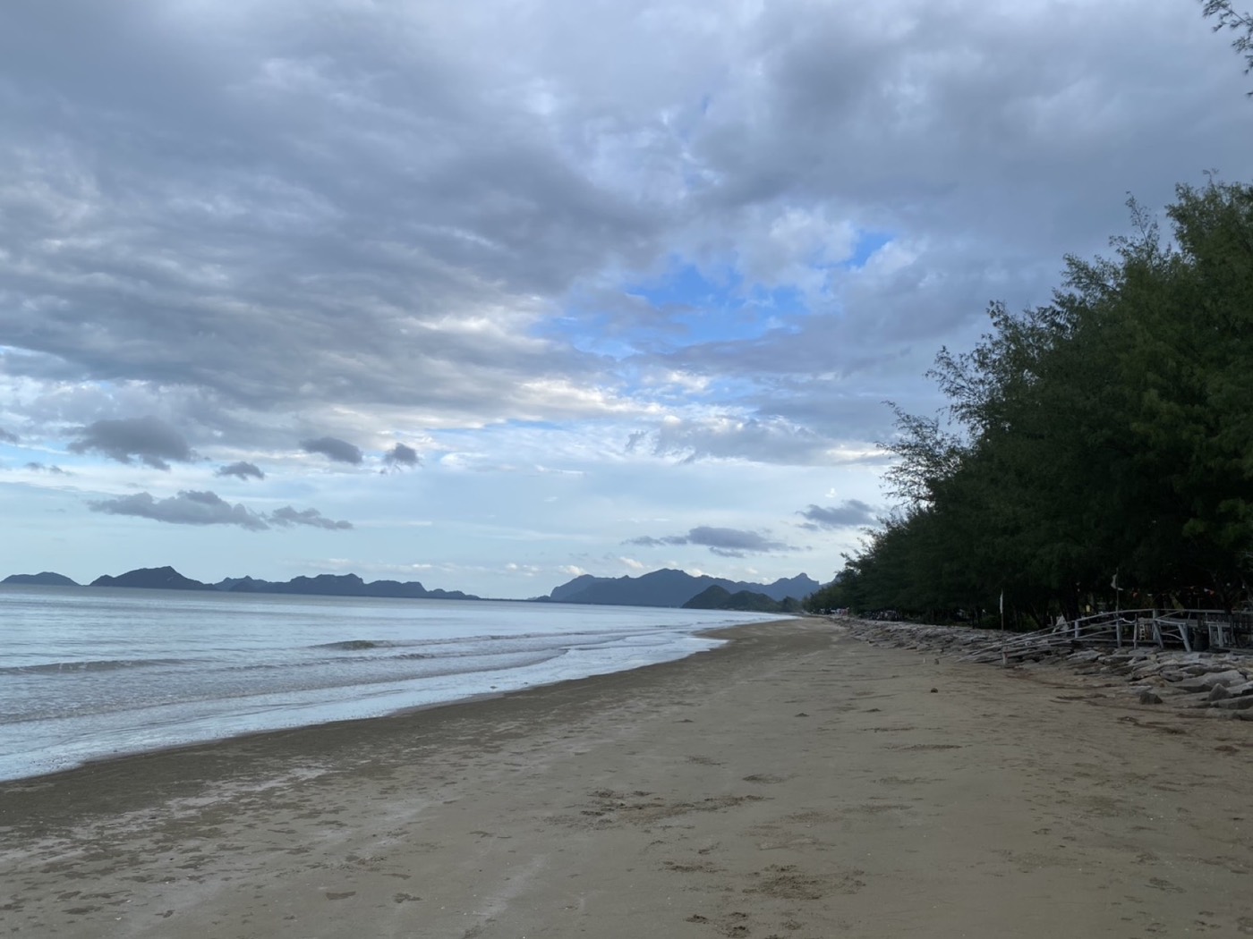 A beach in the Sam Roi Yot area